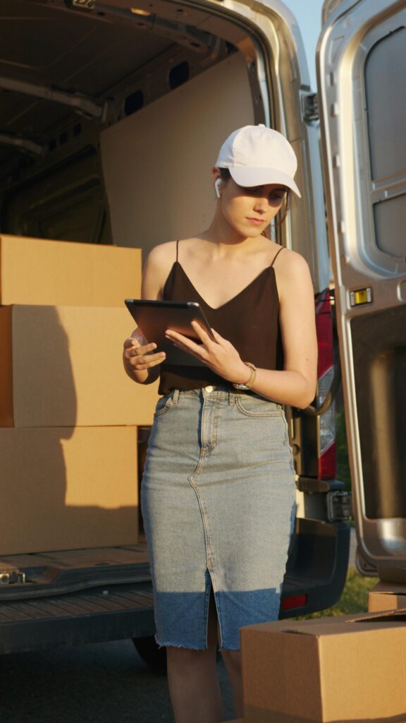 checking-delivery-woman